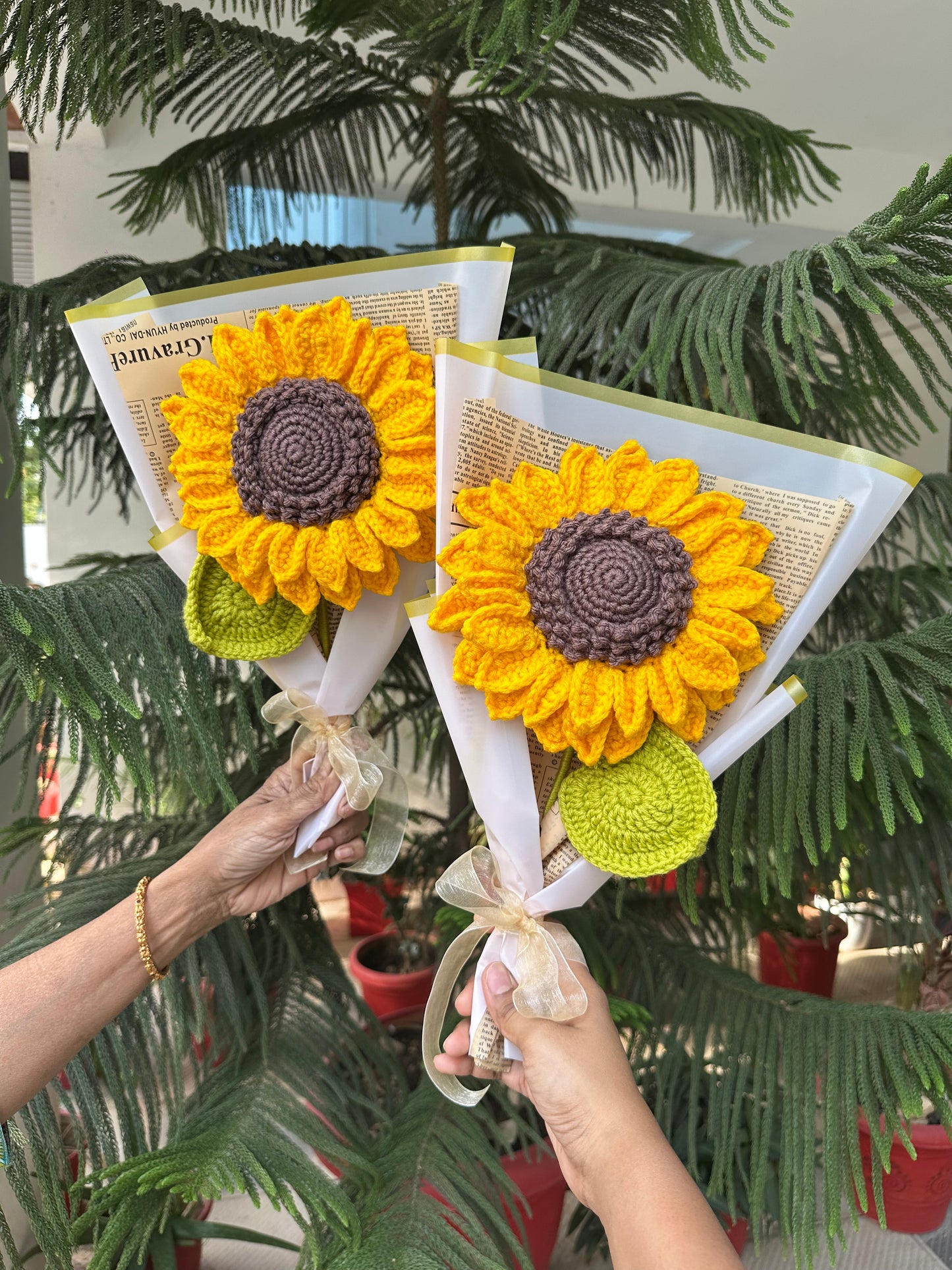 Large sunflower bouquet