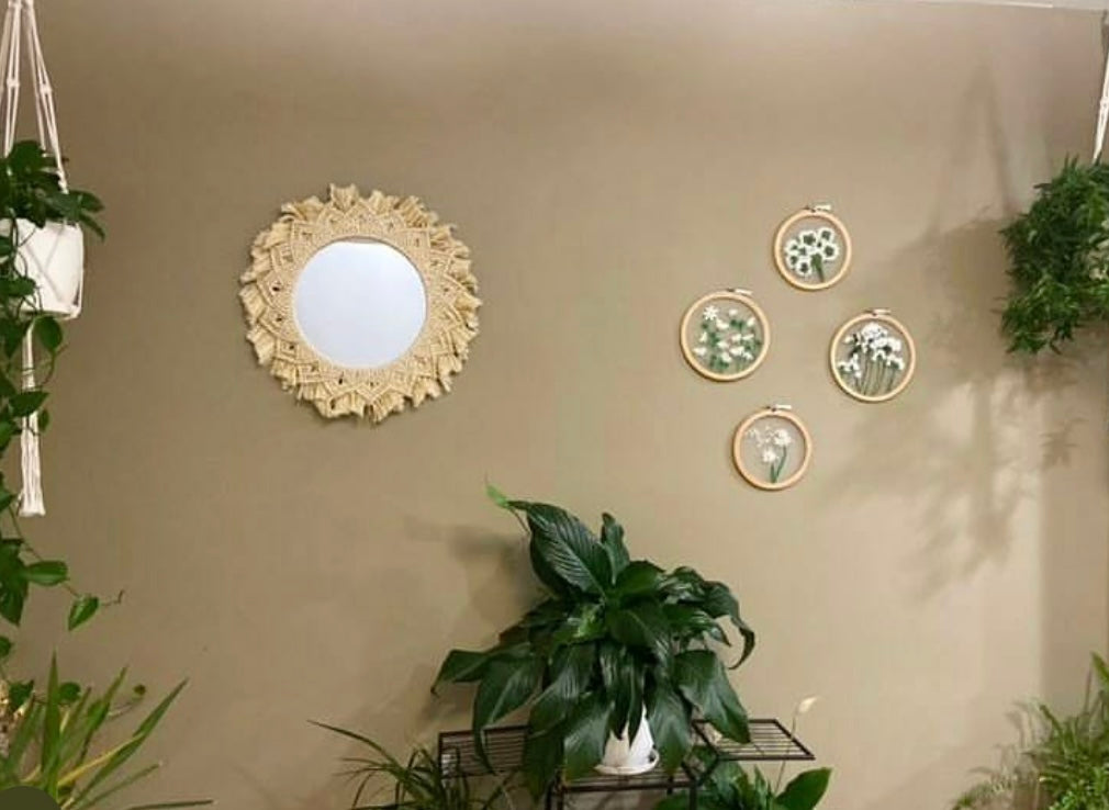 Set of 4 home decor hoops