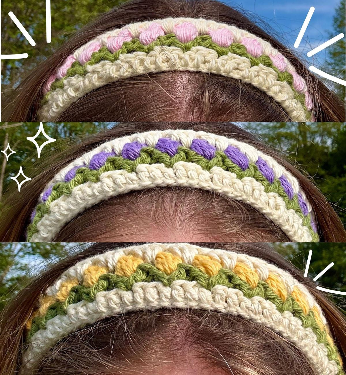 Crochet headbands