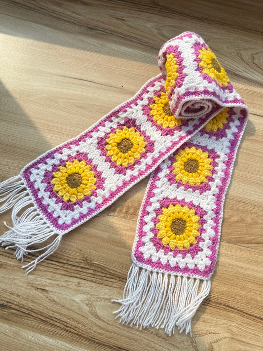 Granny square mufler