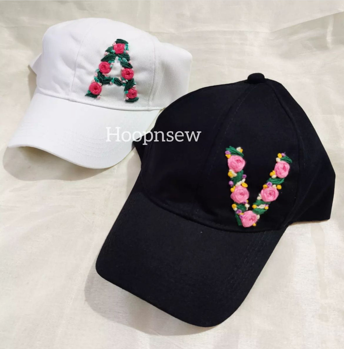 Initial Embroidery Cap