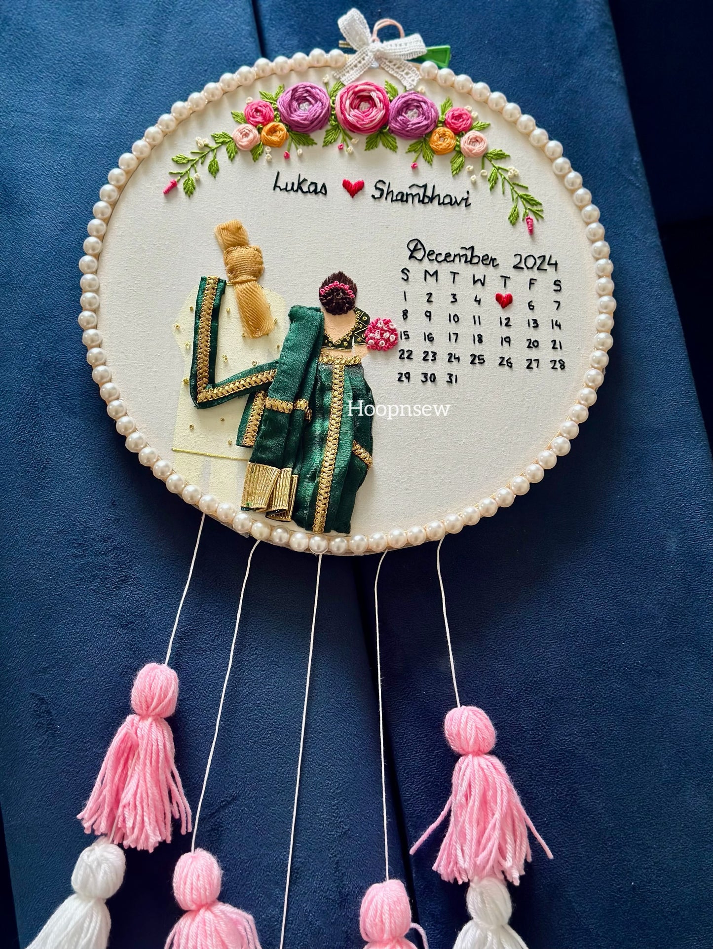 Maharastrian style wedding hoop