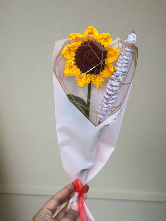 Sunflower & lavender bouquet
