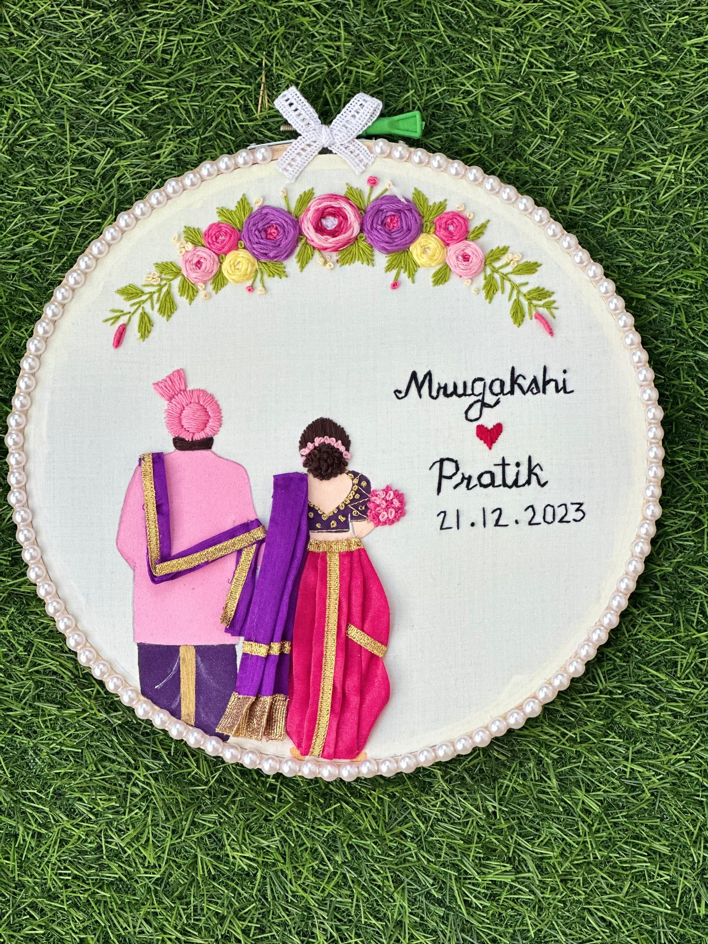 Maharashtrian Wedding/ Anniversary hoop