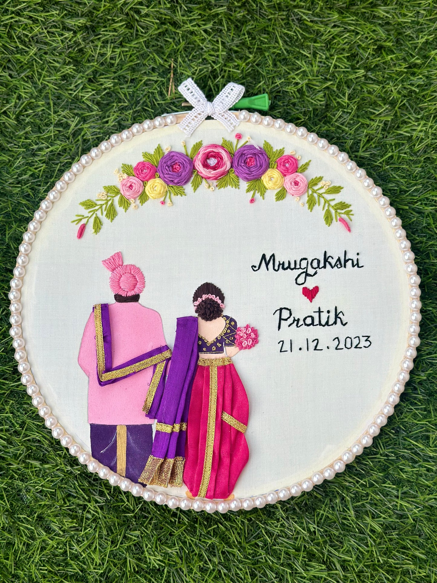 Maharashtrian Wedding/ Anniversary hoop