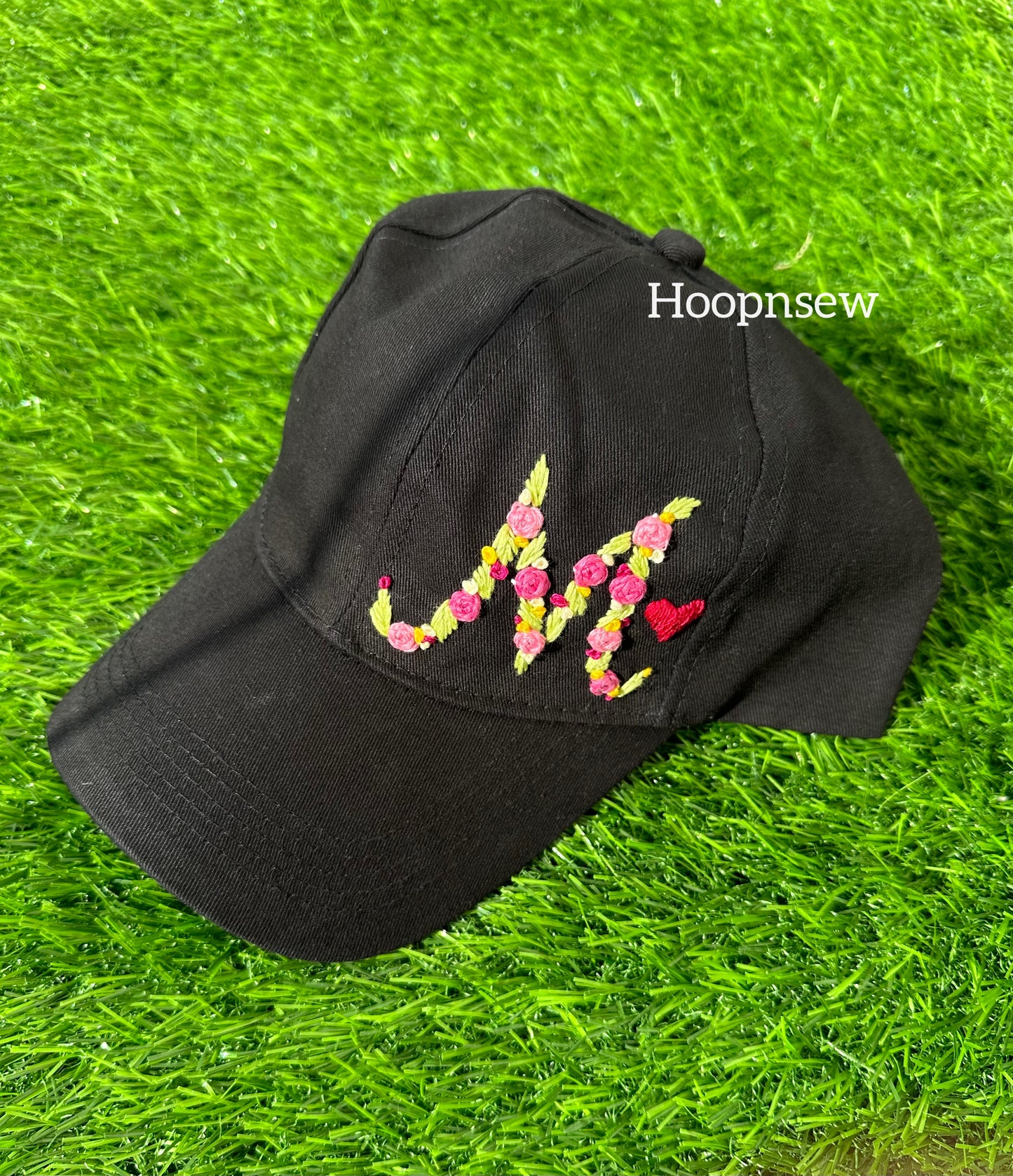 Cursive Name initial cap