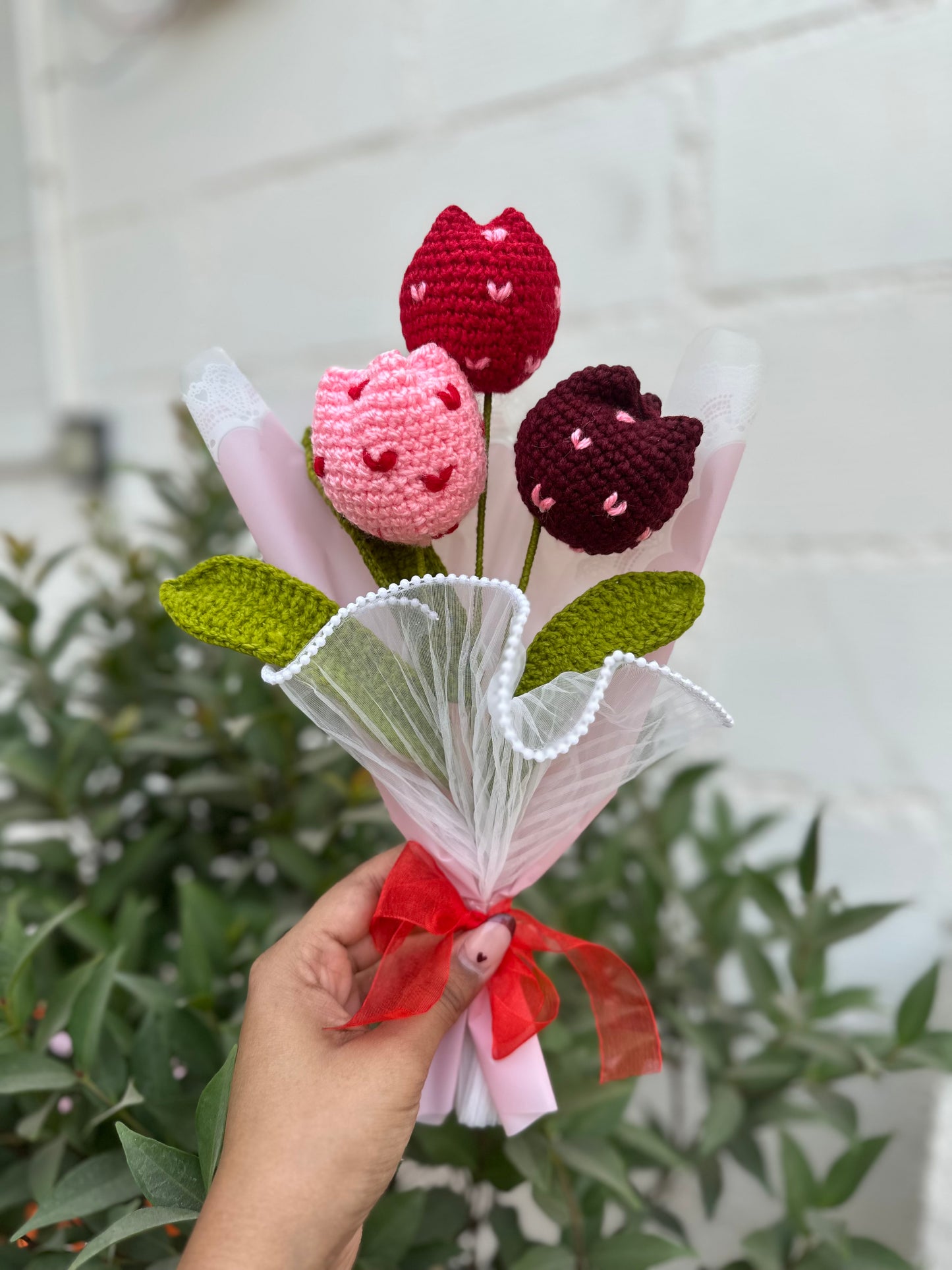 Valentine’s special tulip bouquet