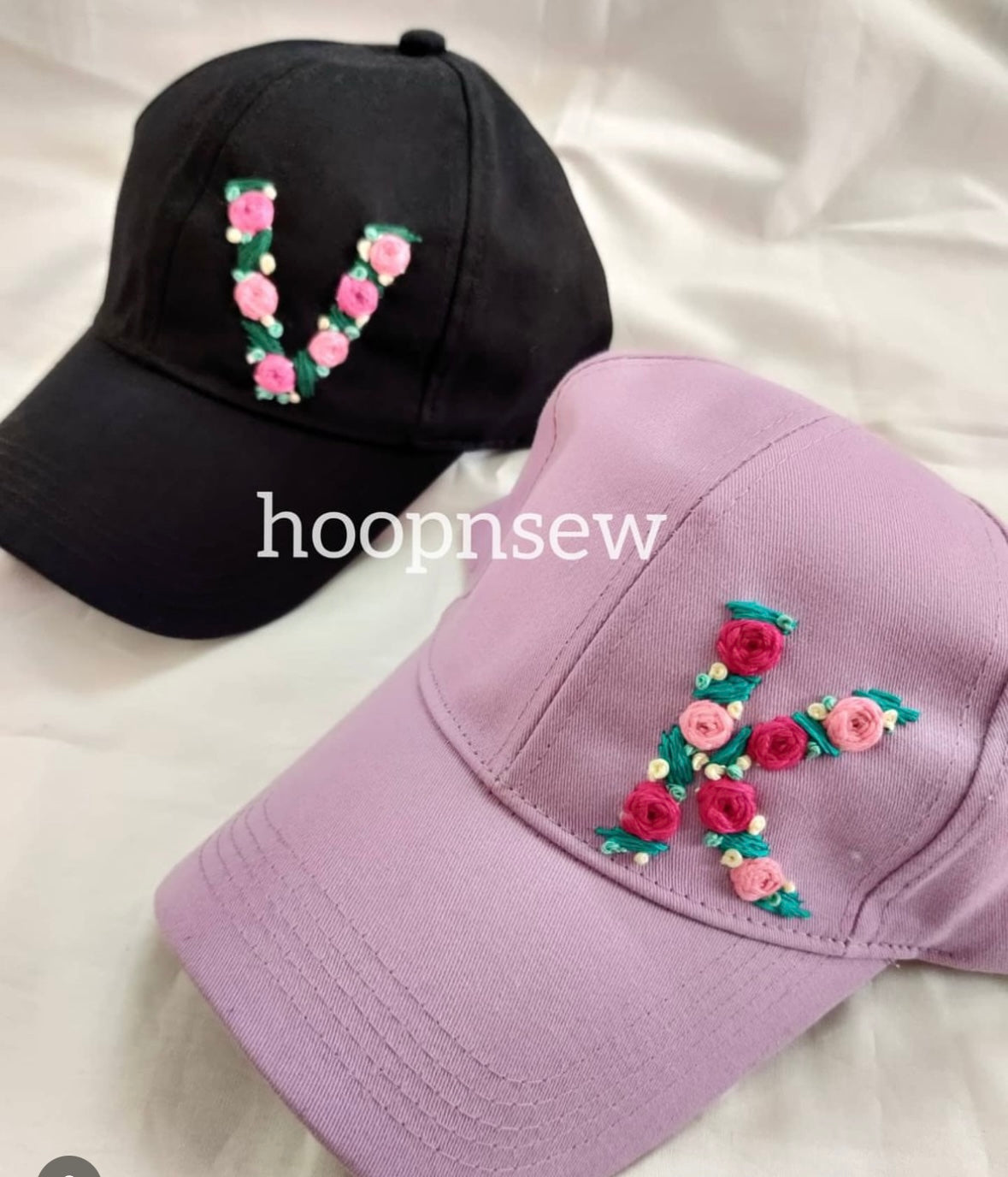 Initial Embroidery Cap