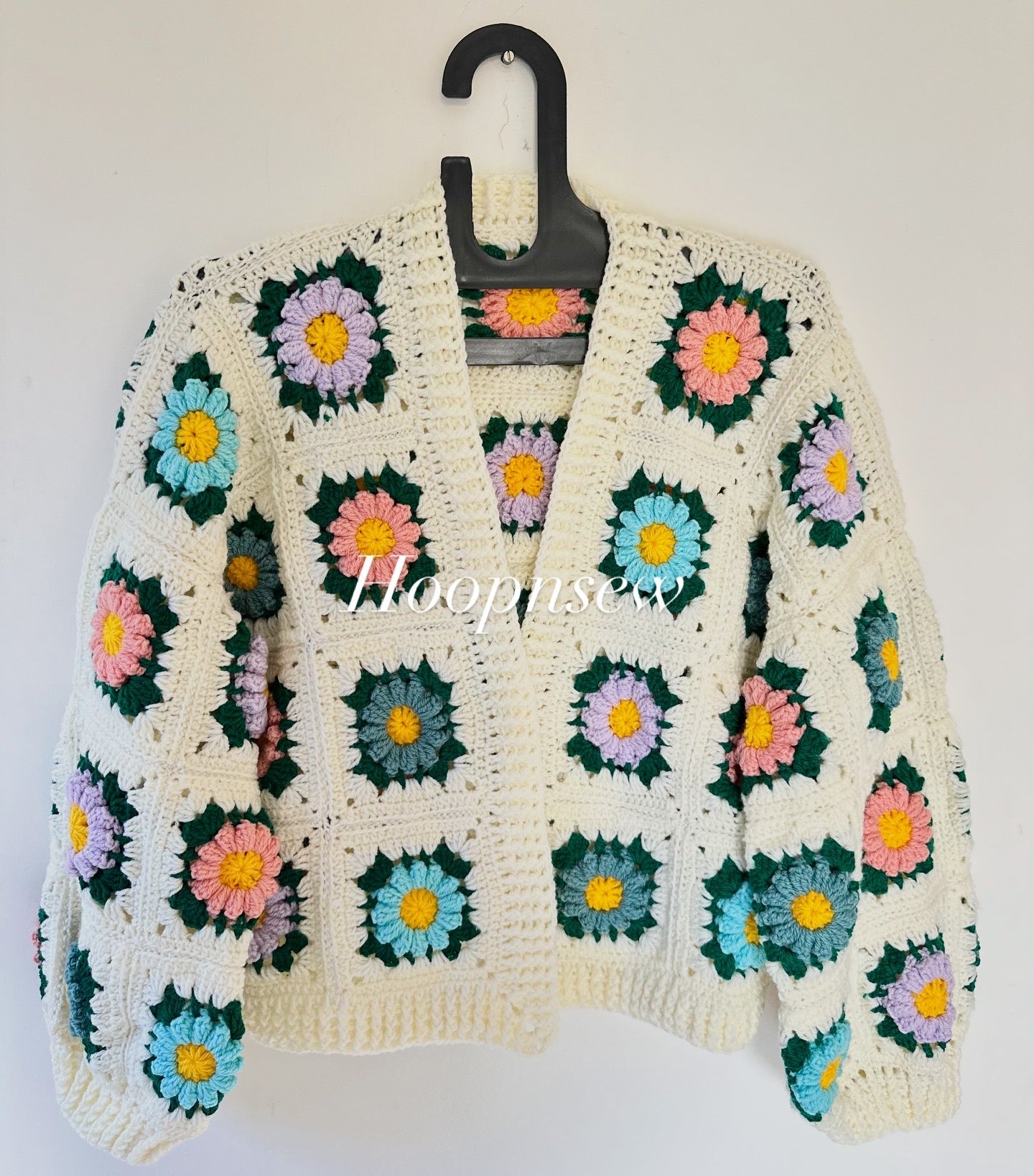 Flower multicoloured cardigan