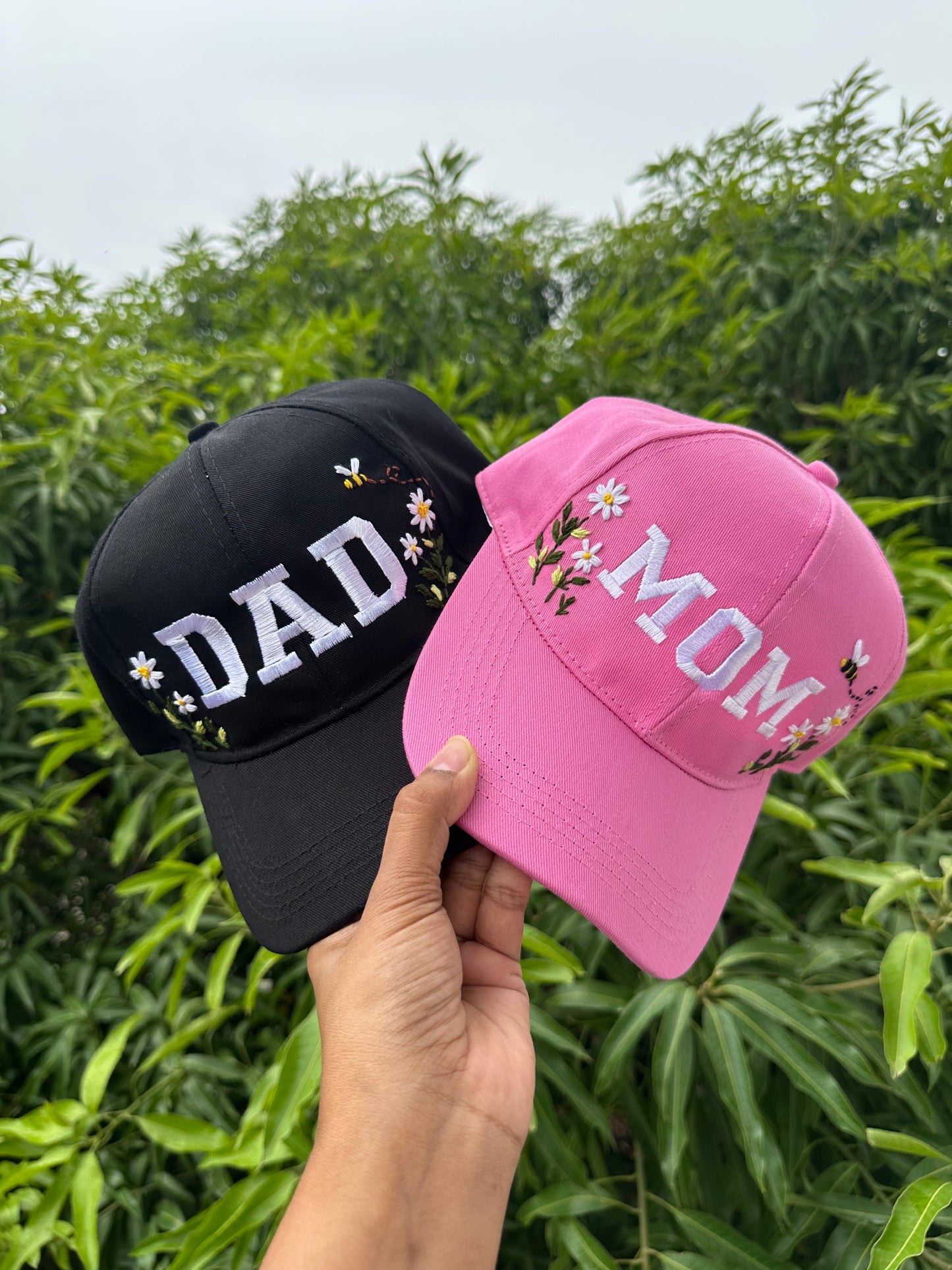 Mom Dad caps