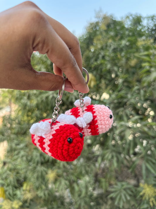 Valentine’s special bee Keychain