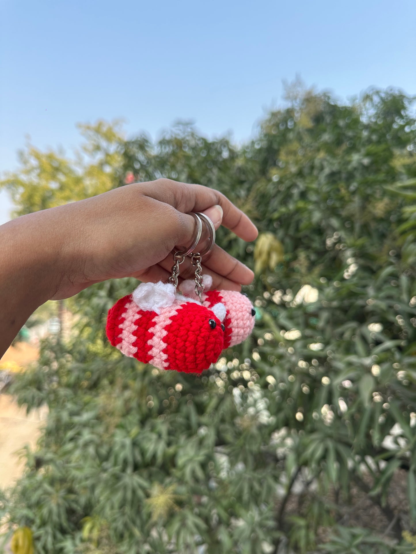 Valentine’s special bee Keychain