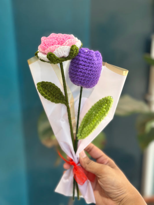 Rose & tulip bouquet