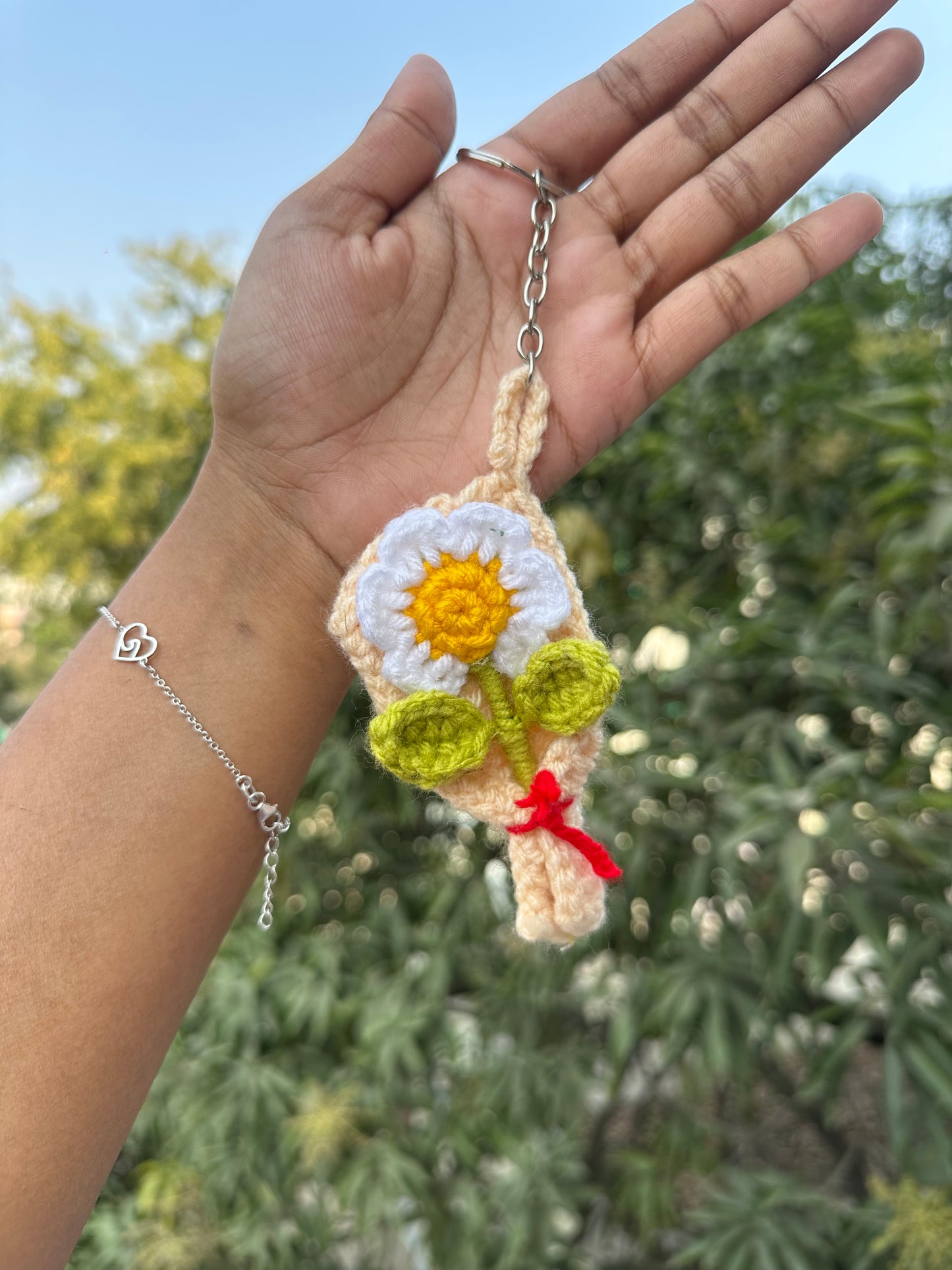 Flower bouquet Keychain
