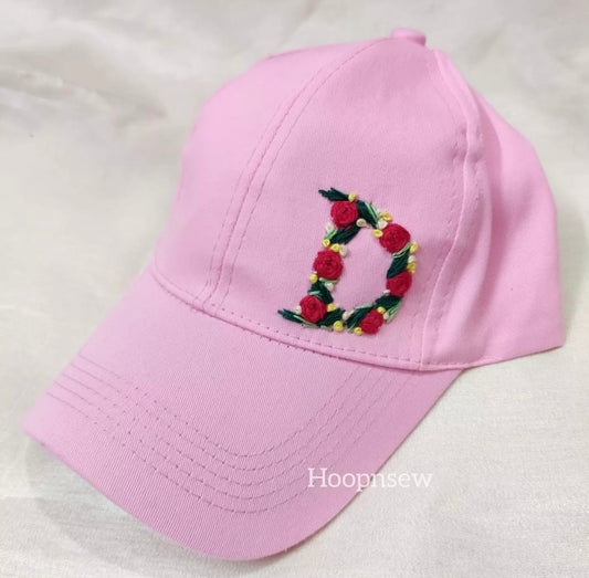 Initial Embroidery Cap