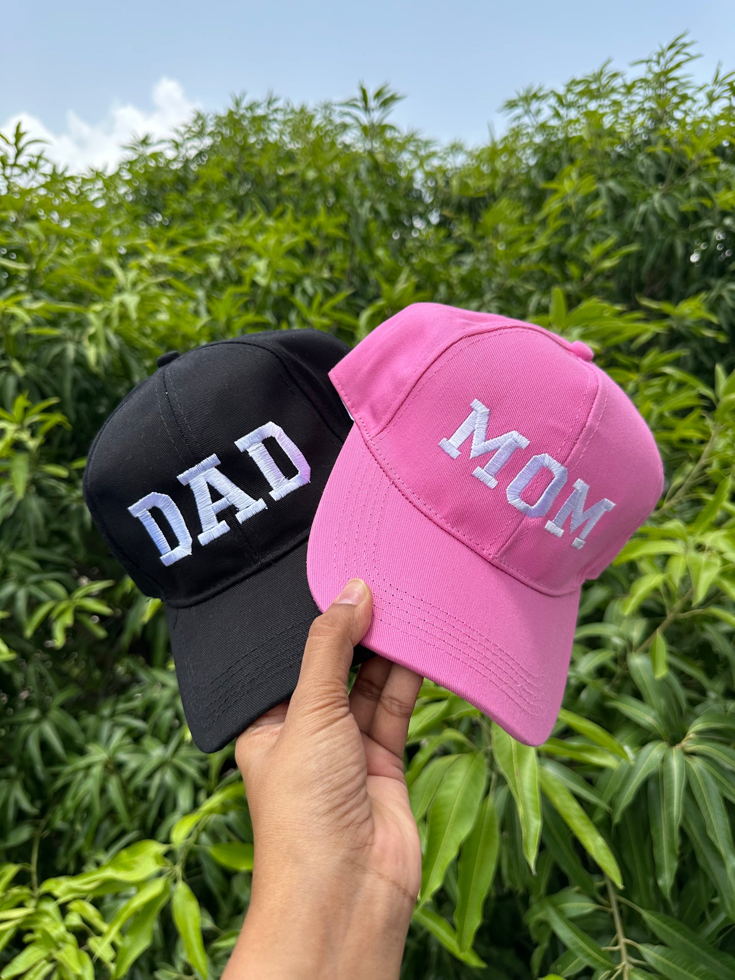 Mom Dad caps
