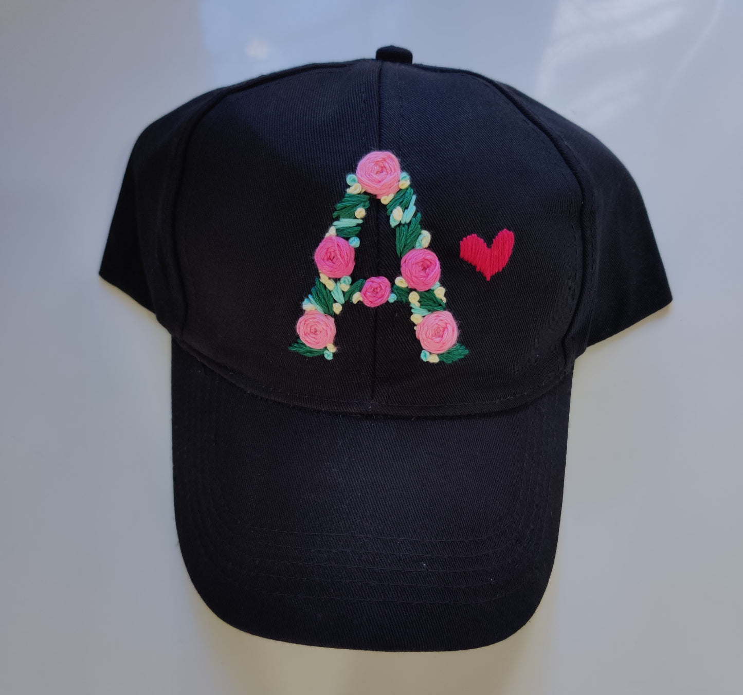 Initial Embroidery Cap